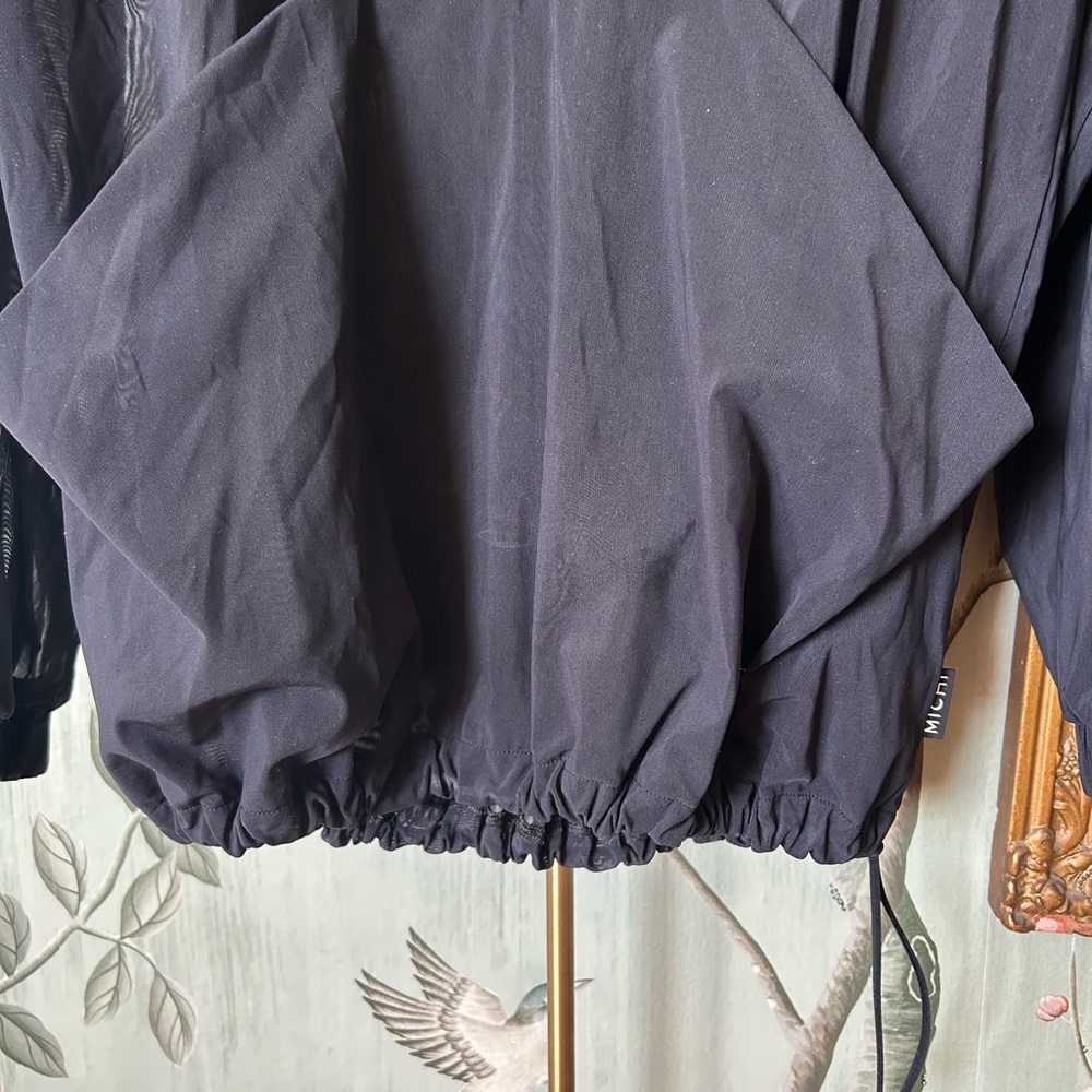 Michi Black Mesh Pullover Jacket - image 4